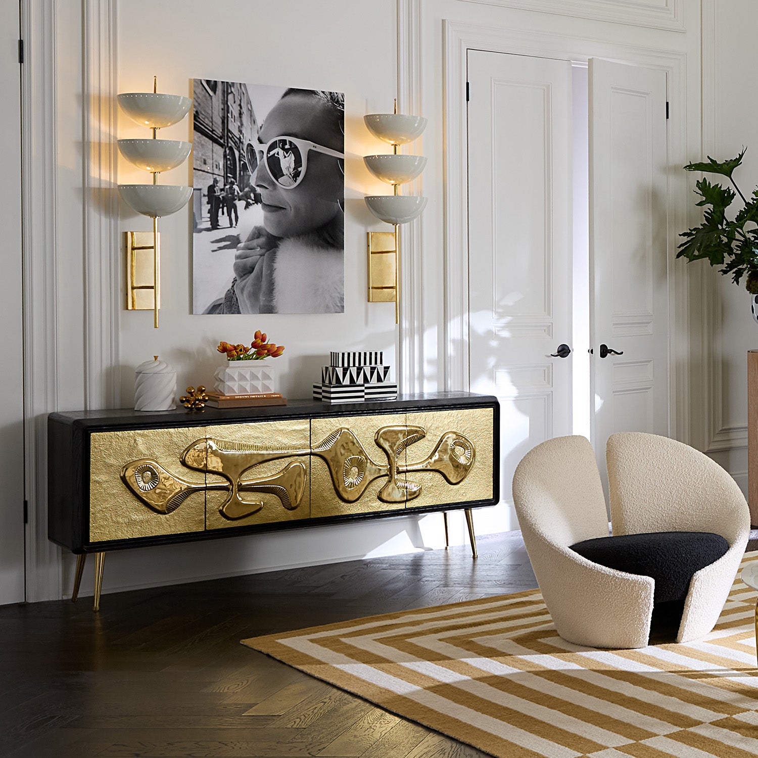 Jonathan Adler Geneva Box | Paynes Gray