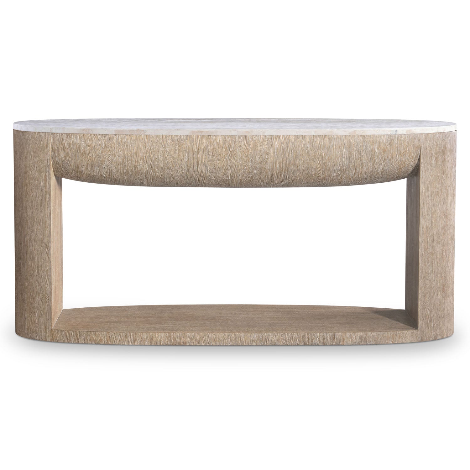 Bernhardt Loggia Oval Console Table