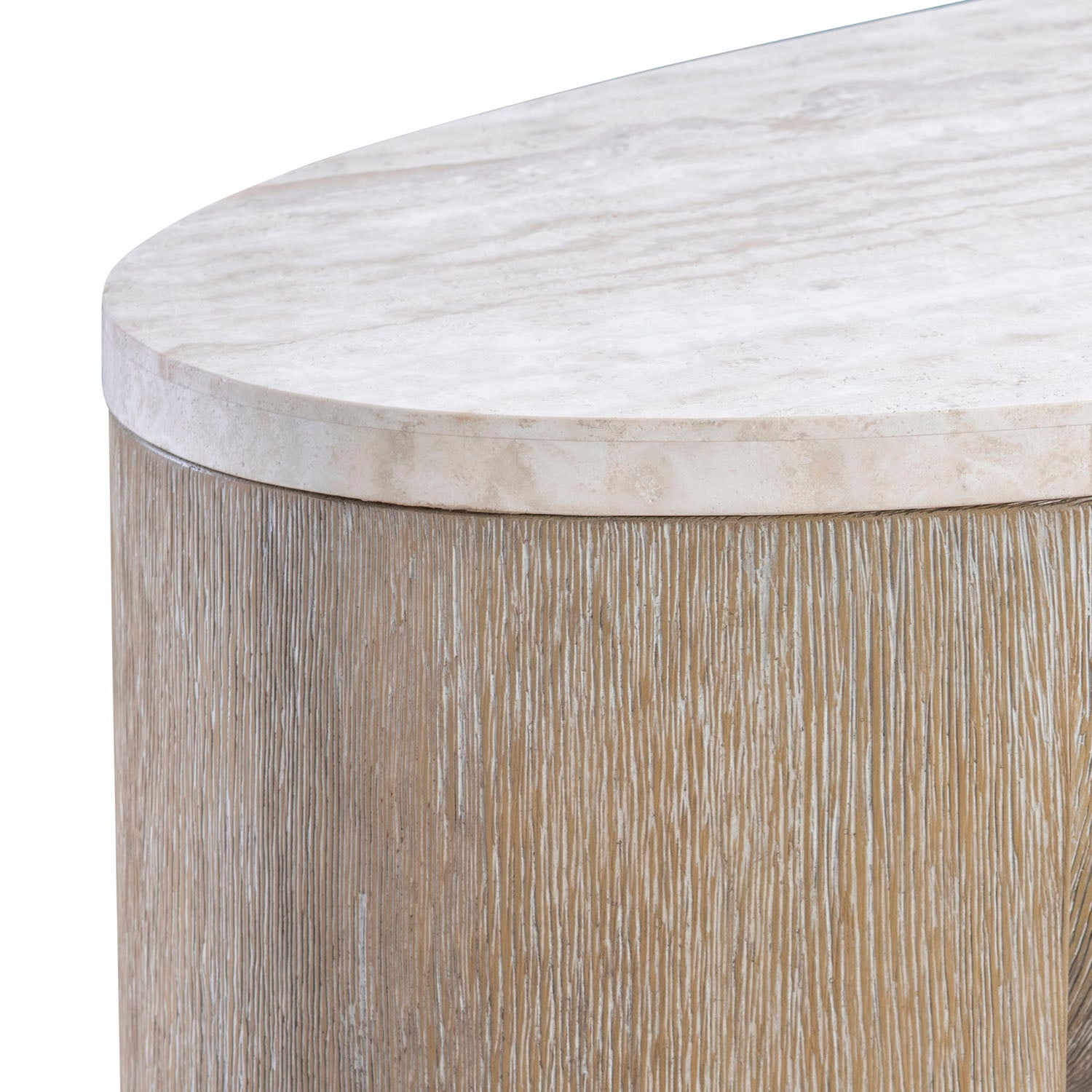 Bernhardt Loggia Oval Console Table