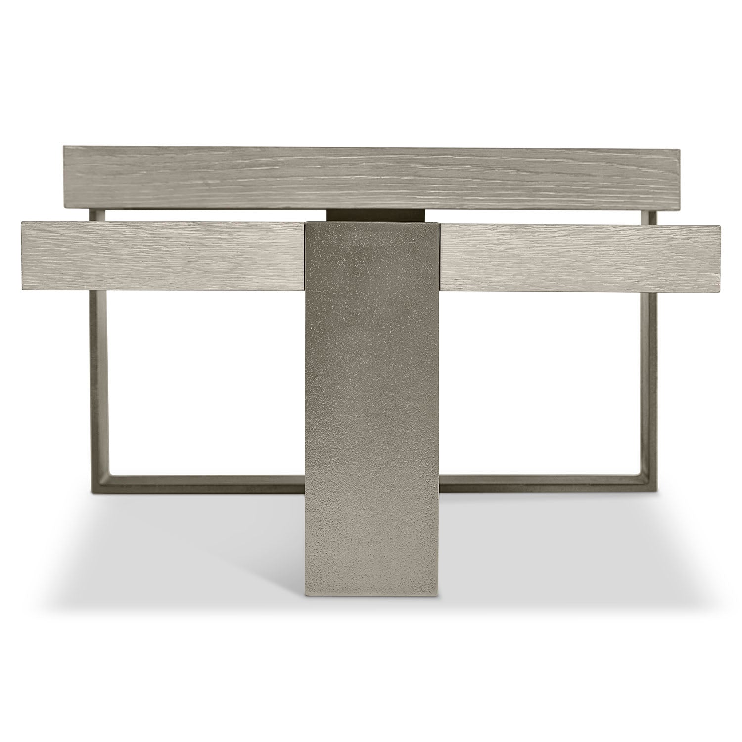 Bernhardt Tempo Metal Base Cocktail Table