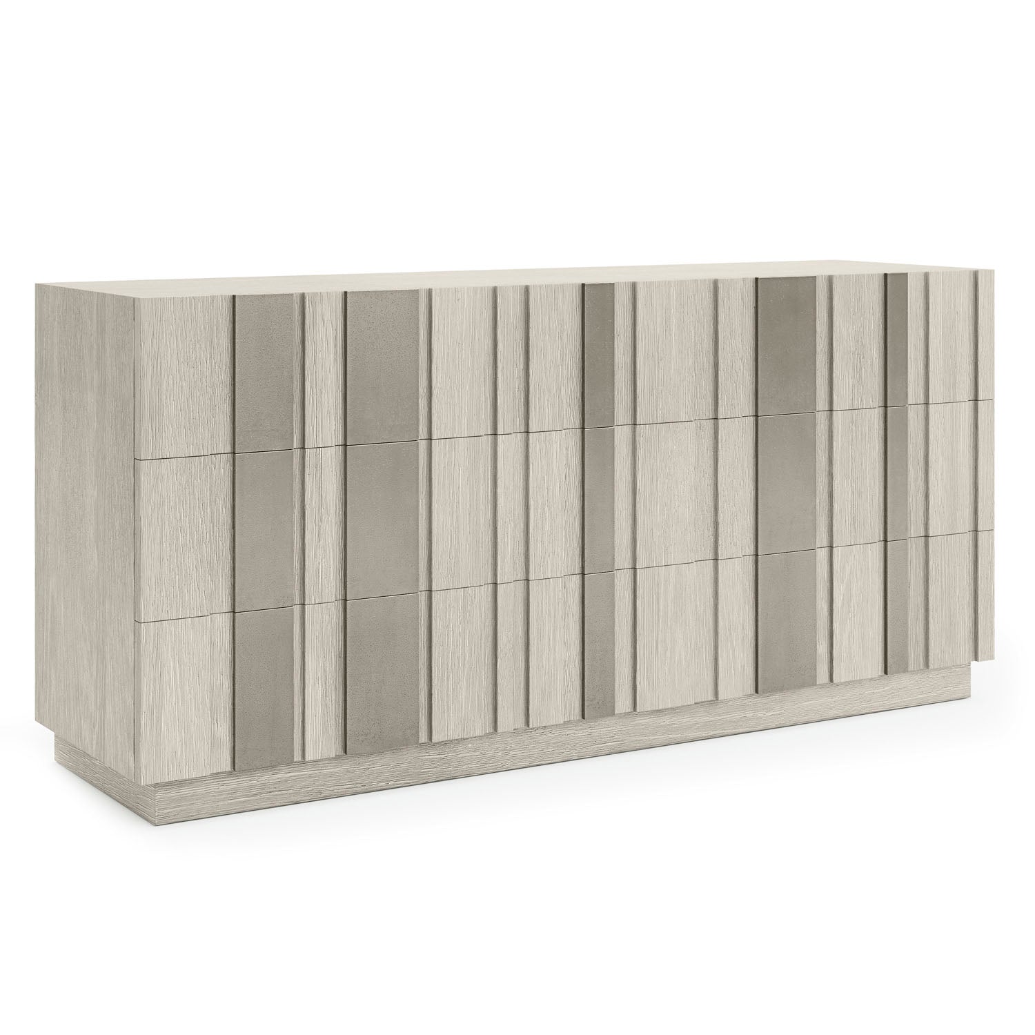 Bernhardt Tempo Dresser with Metal Overlay