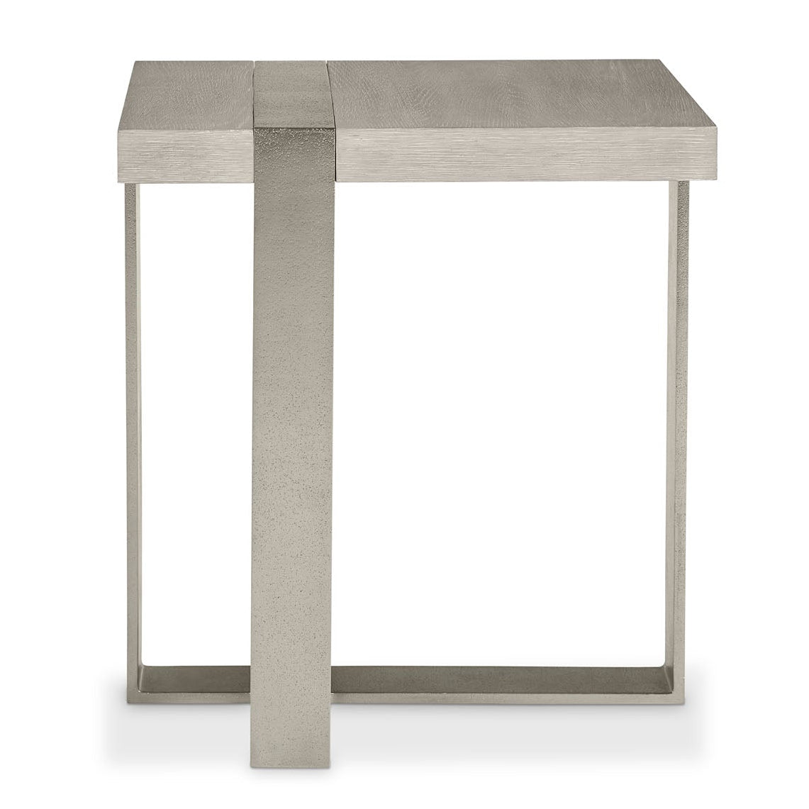 Bernhardt Tempo Metal Base Side Table