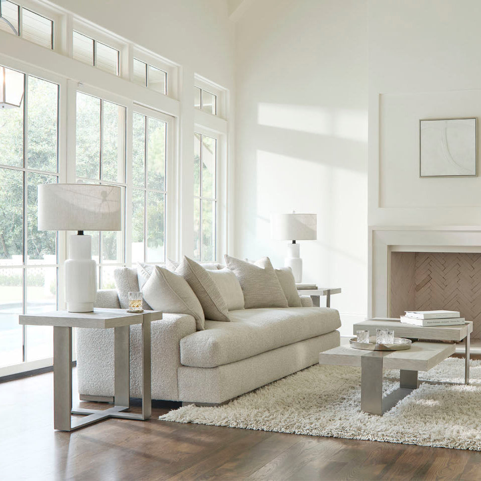 Bernhardt Tempo Metal Base Side Table