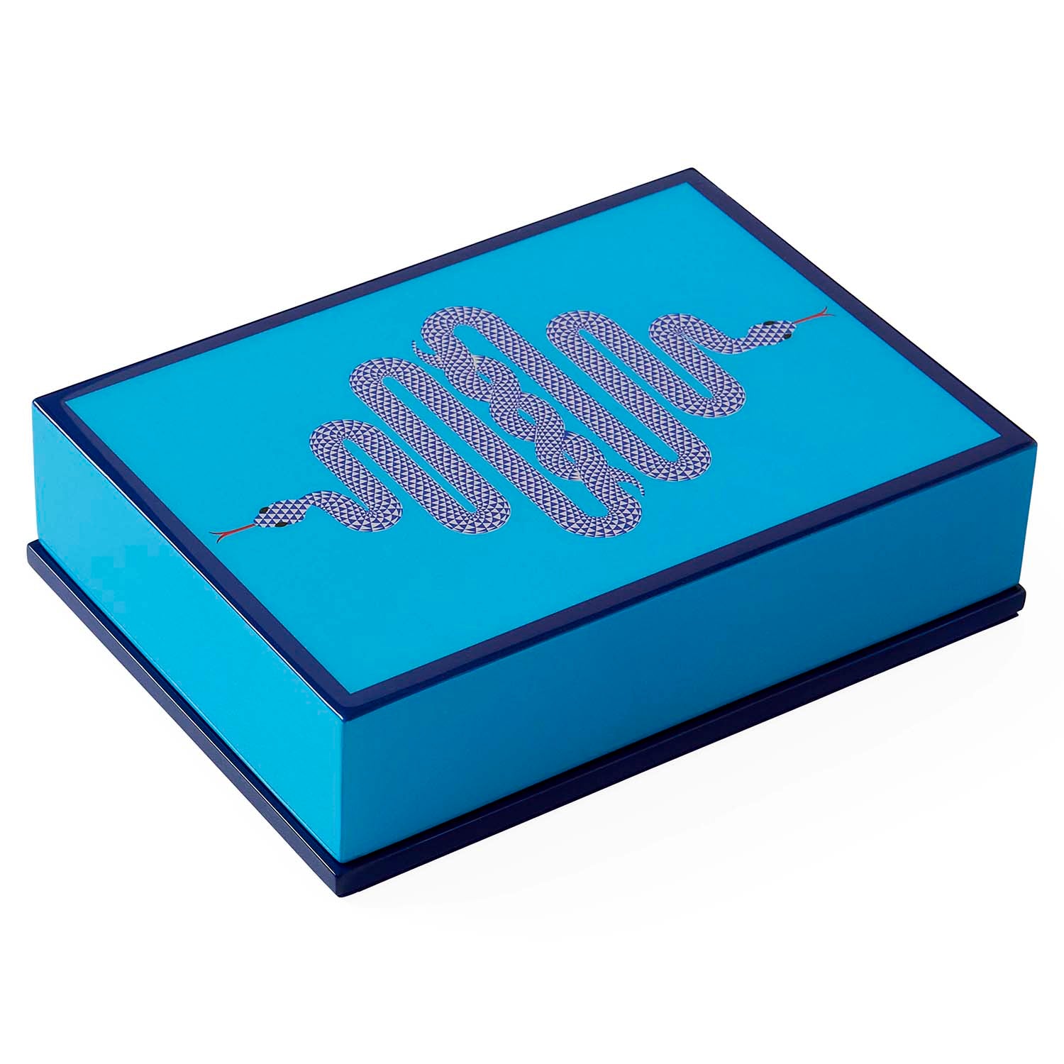 Jonathan Adler Eden Blue Lacquer Card Set