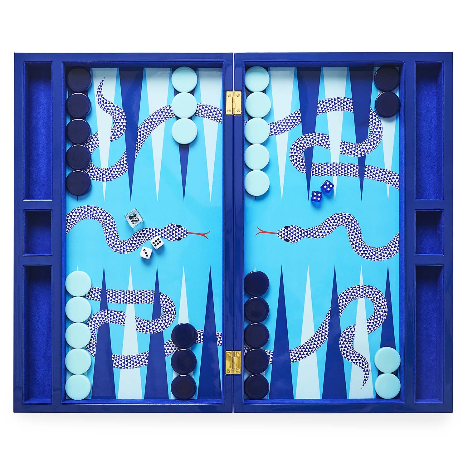Jonathan Adler Eden Blue Backgammon Set