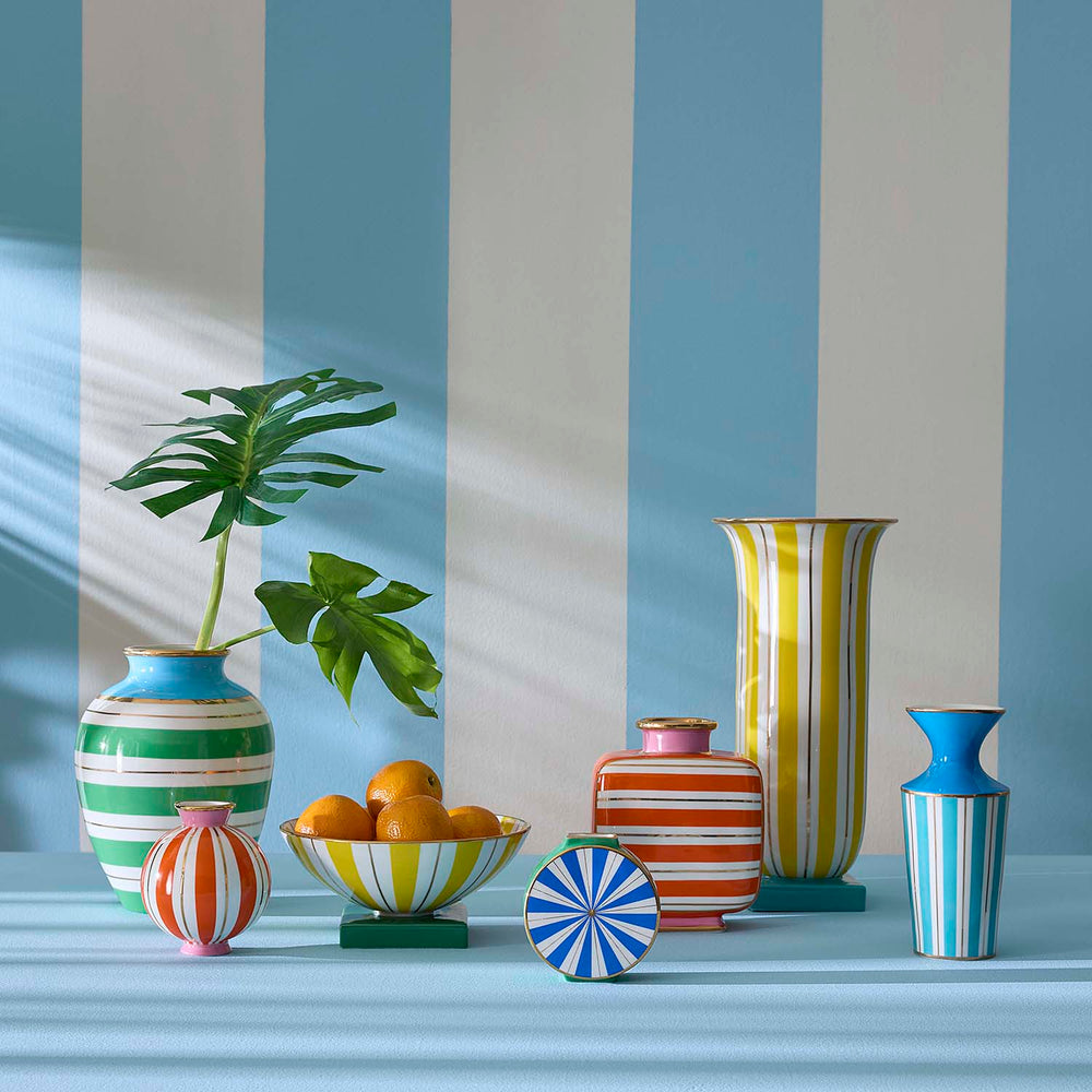 Jonathan Adler - Blue/Green Portofino Circle Vase main image 1
