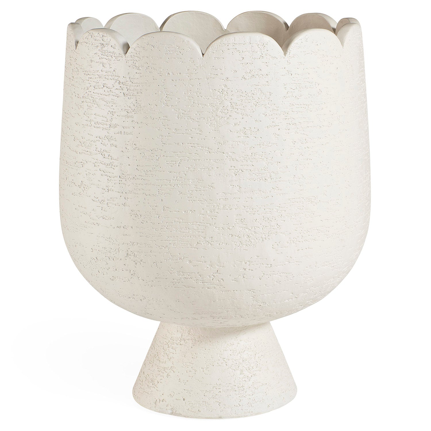 Jonathan Adler Scallop Concrete Planter