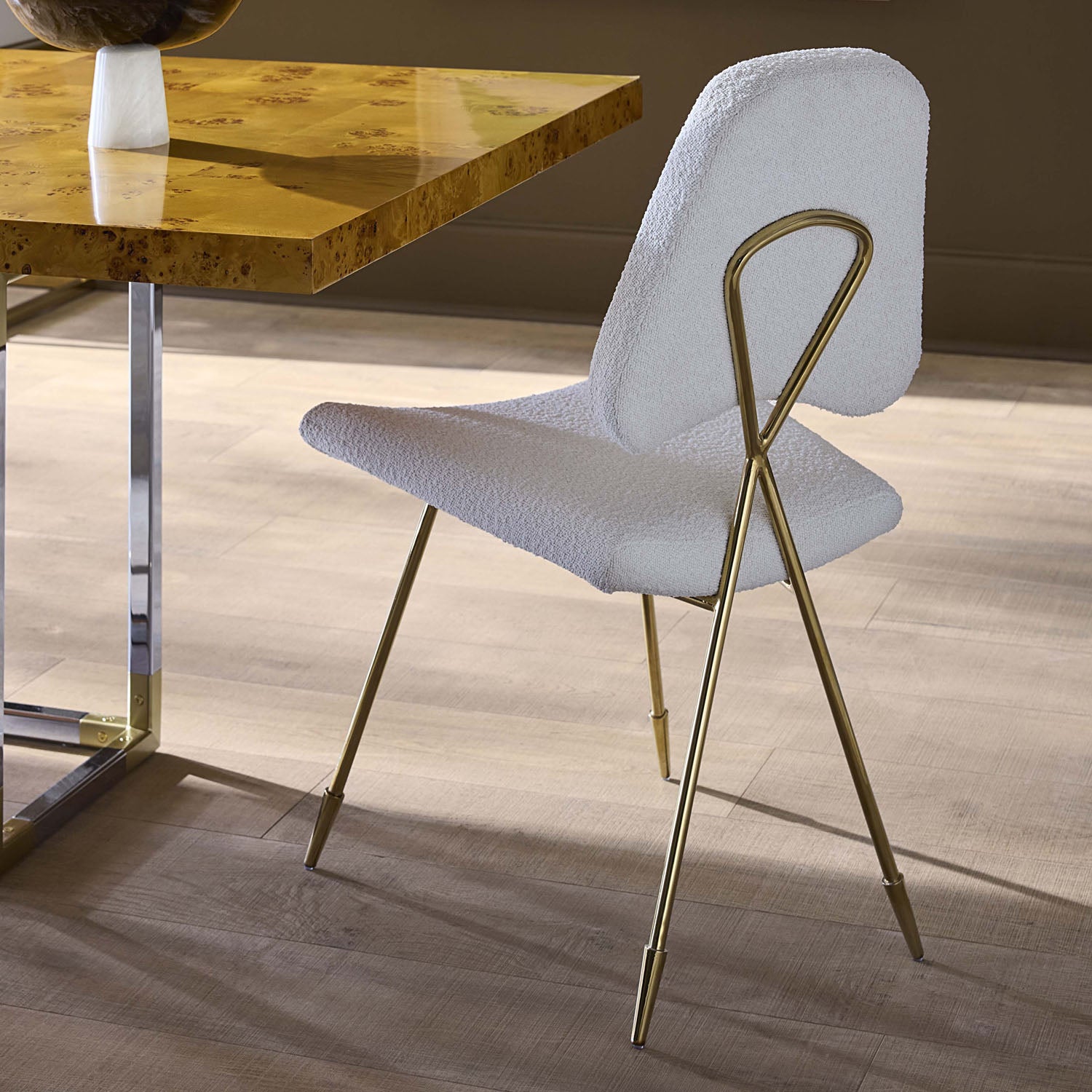 Jonathan Adler Maxime Vapor Ivory Dining Chair