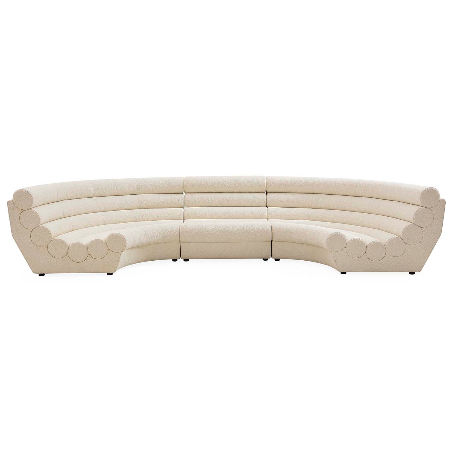 Jonathan Adler Futura Three-Piece U-Shape Sectional Sofa