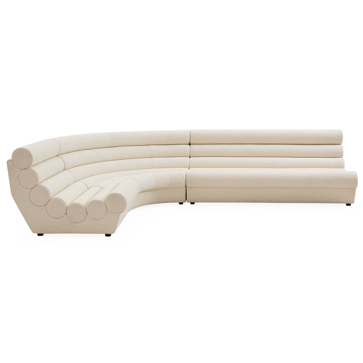 Jonathan Adler Futura Three-Piece L-Shape Sectional Sofa