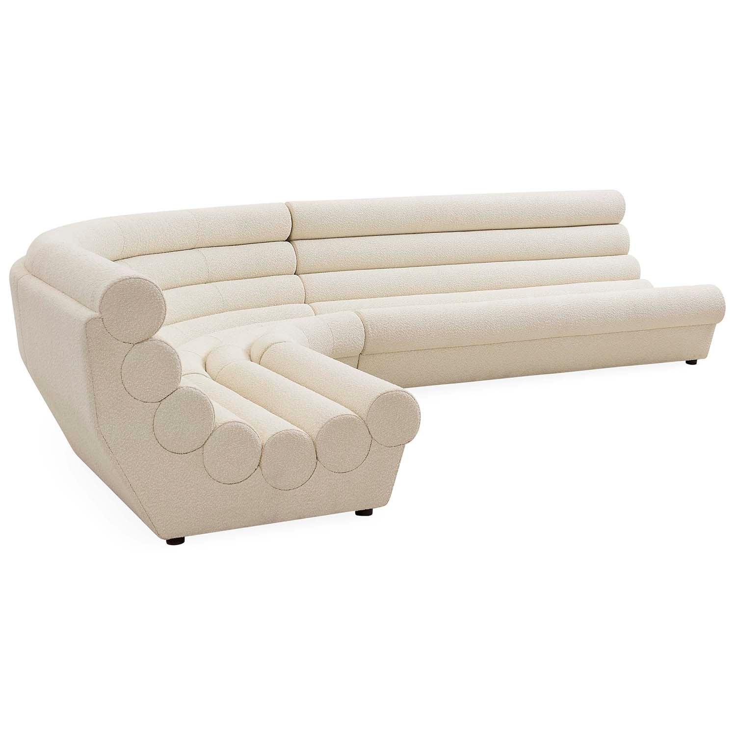 Jonathan Adler Futura Three-Piece L-Shape Sectional Sofa