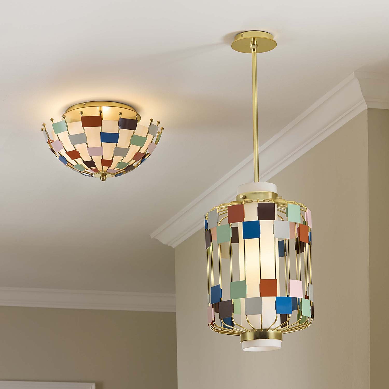 Jonathan Adler Miami Flush Mount