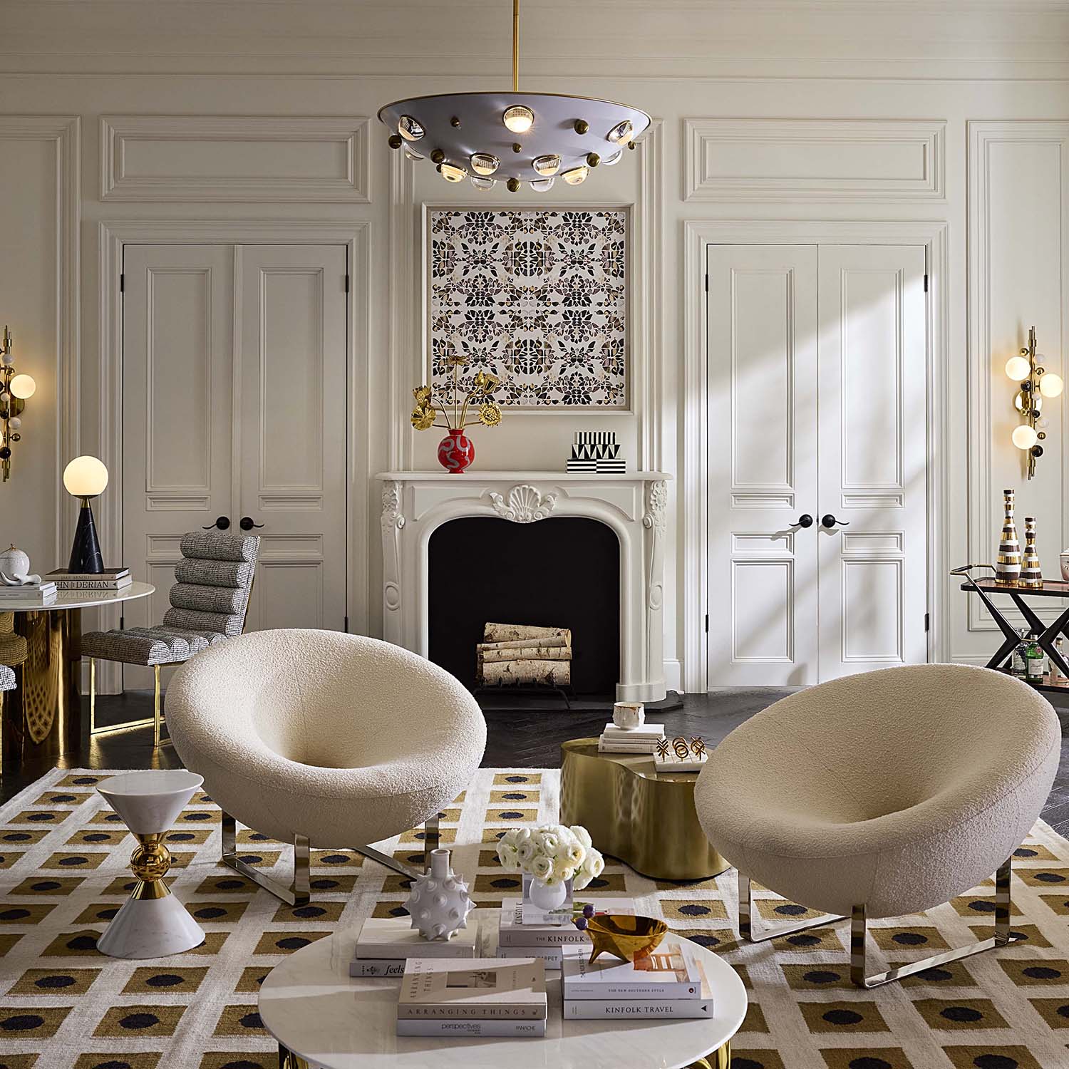 Jonathan Adler Globo Linear Wall Sconce