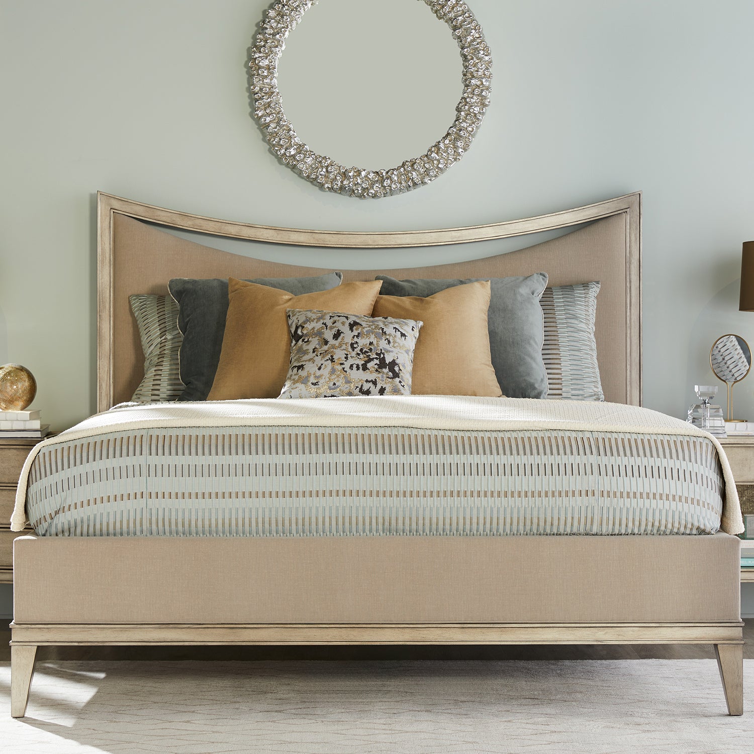 A.R.T. Furniture Cove Cal King Upholstered Bed