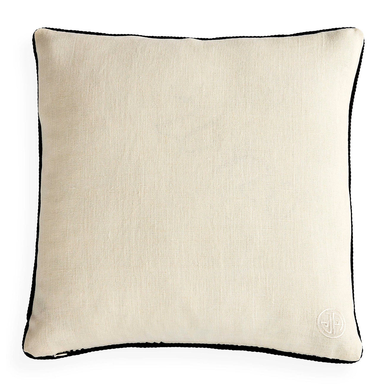 Jonathan Adler Pompidou B&W Half Circles Throw Pillow