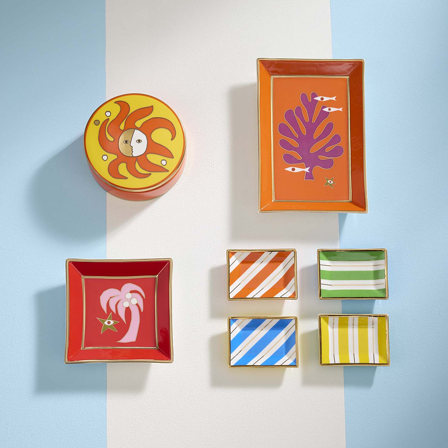 Jonathan Adler Playa Rectangle Tray