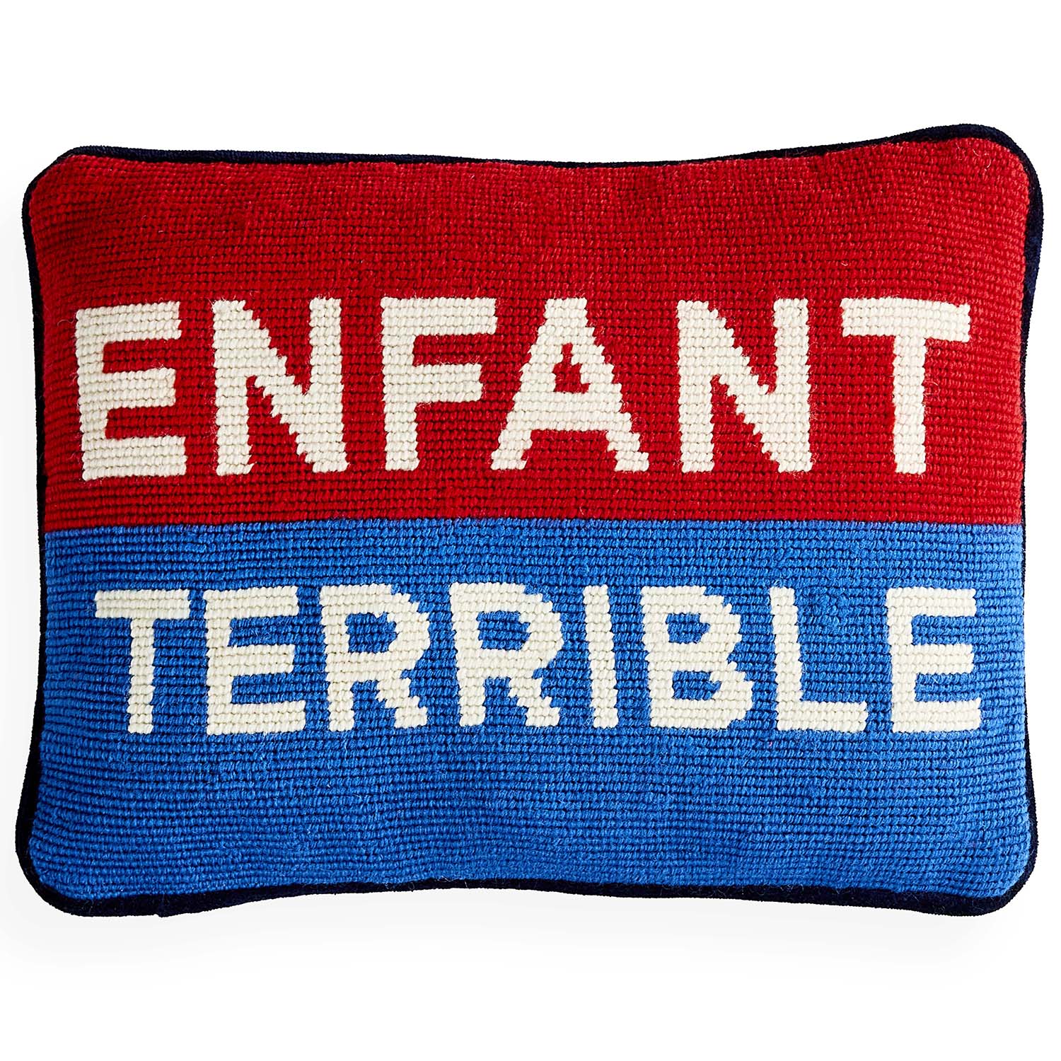 Jonathan Adler Enfant Terrible Needlepoint Throw Pillow