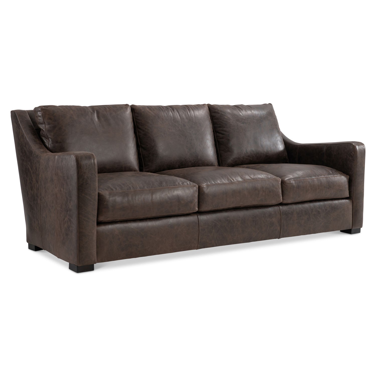 Bernhardt Living Ventura Leather Sofa