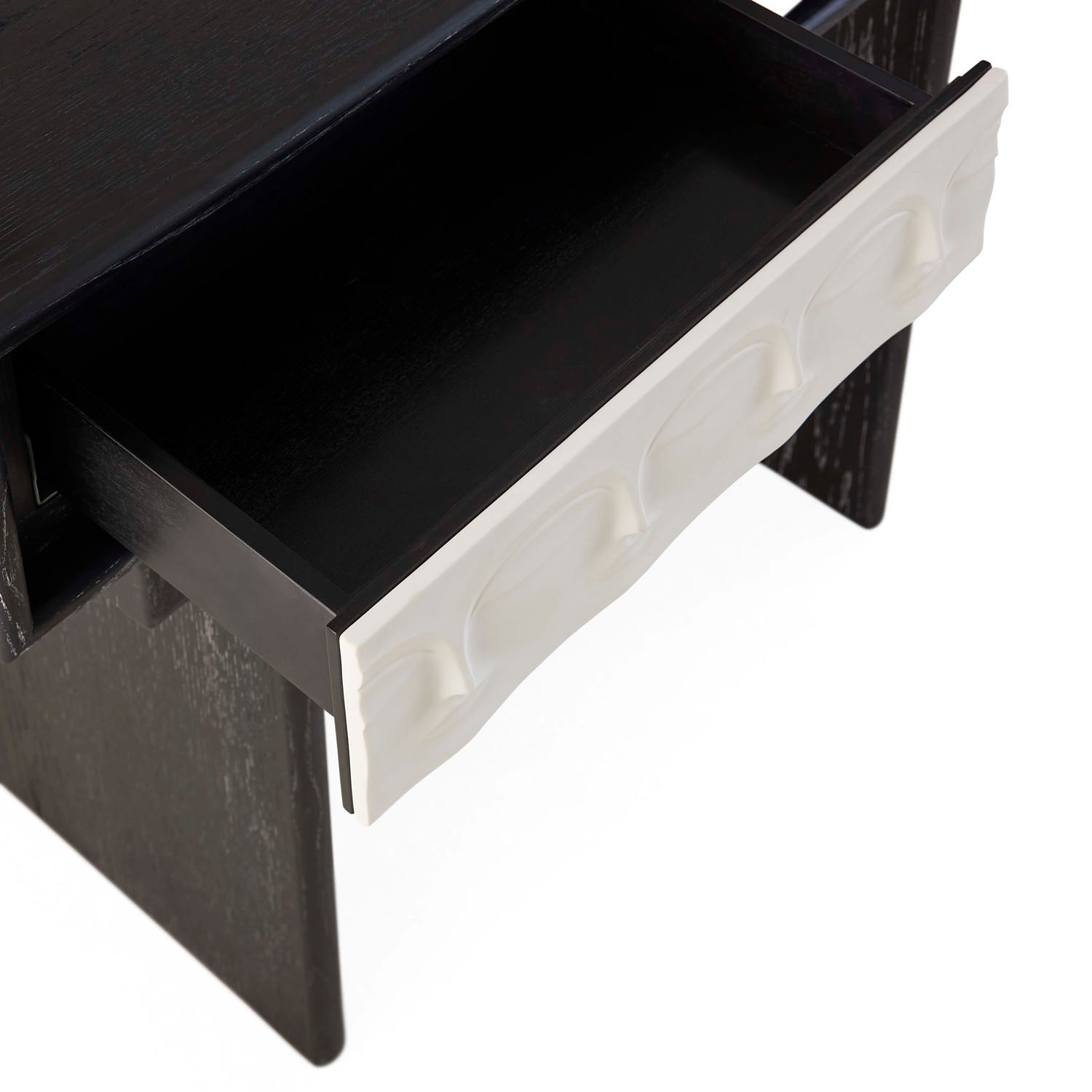 Jonathan Adler Dora Maar Console shown to scale in an entryway