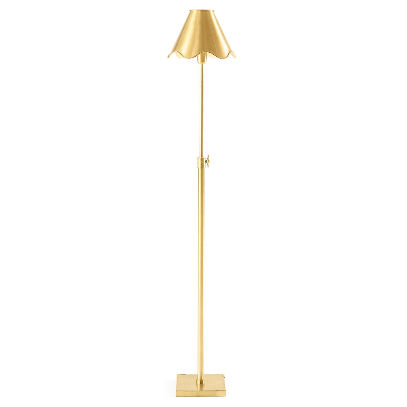 Jonathan Adler Ripple Brass Articulating Floor Lamp