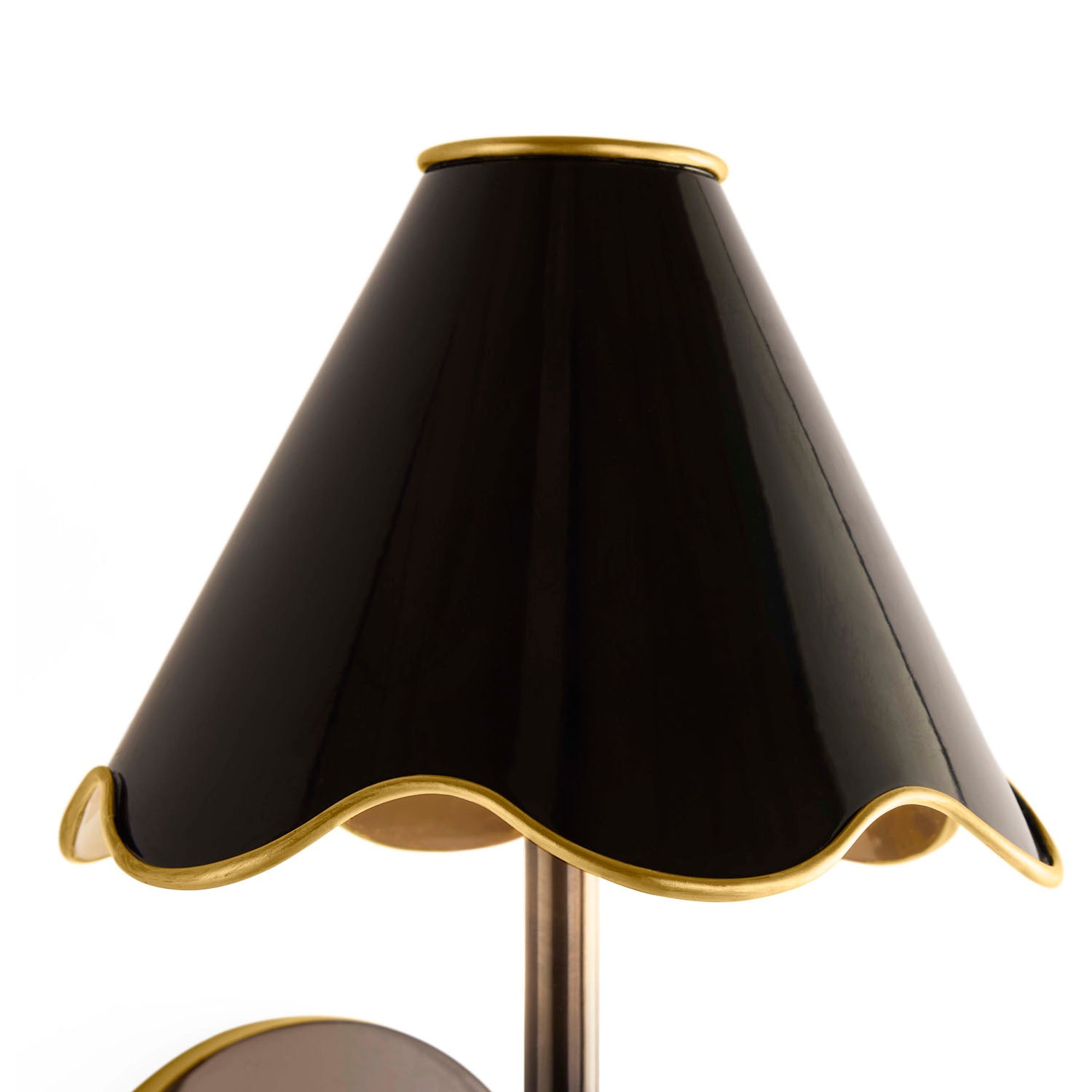 Jonathan Adler Ripple Black Rechargeable LED Wall Sconce