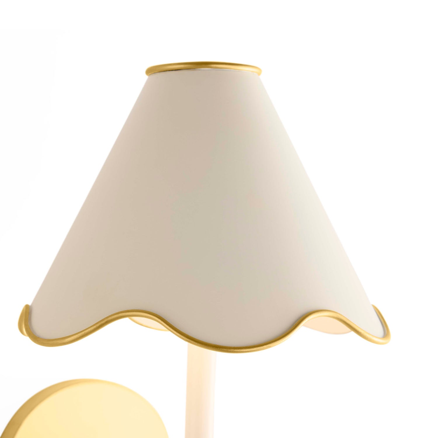 Jonathan Adler Ripple White Rechargeable LED Wall Sconce