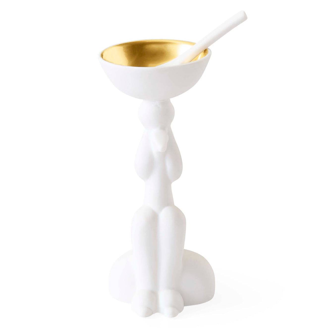 Jonathan Adler Poodle Cellar, detail of glimmering gold bowl