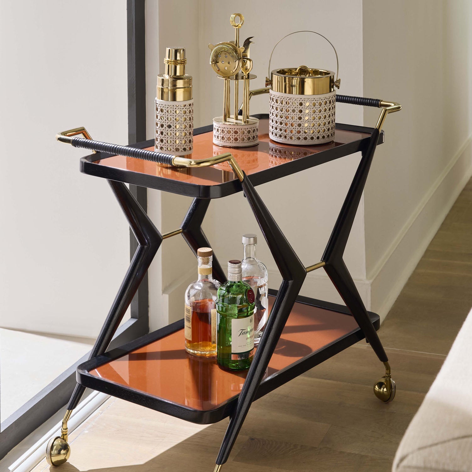 Jonathan Adler Basketweave Cocktail Shaker