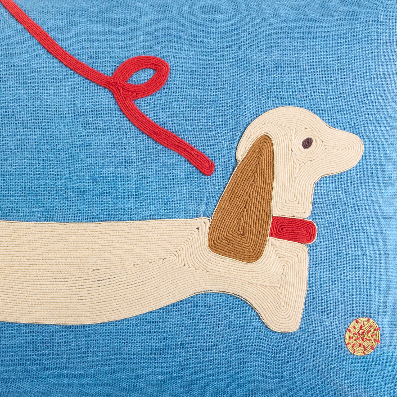 Jonathan Adler Playa Dachshund Throw Pillow