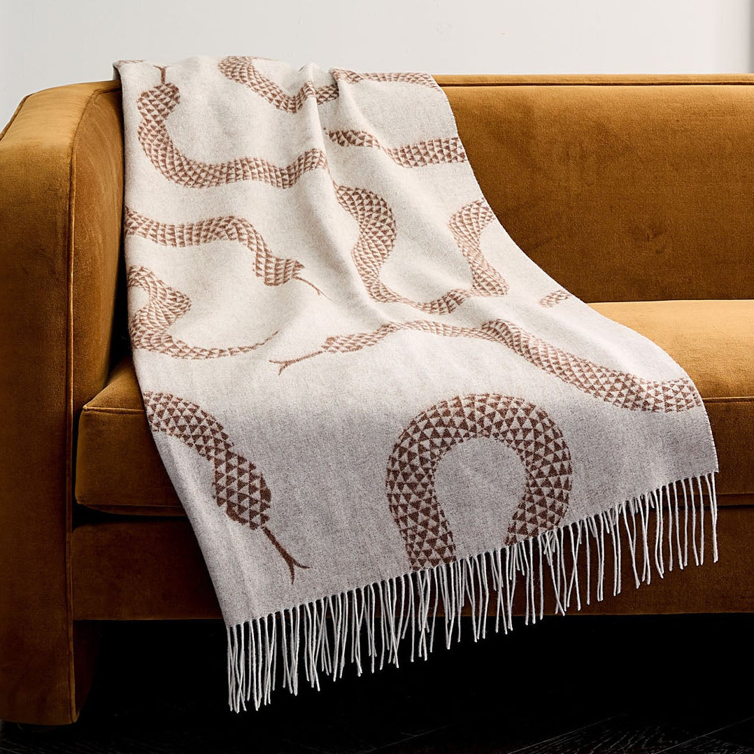 Jonathan Adler Eden Merino Wool Throw Blanket