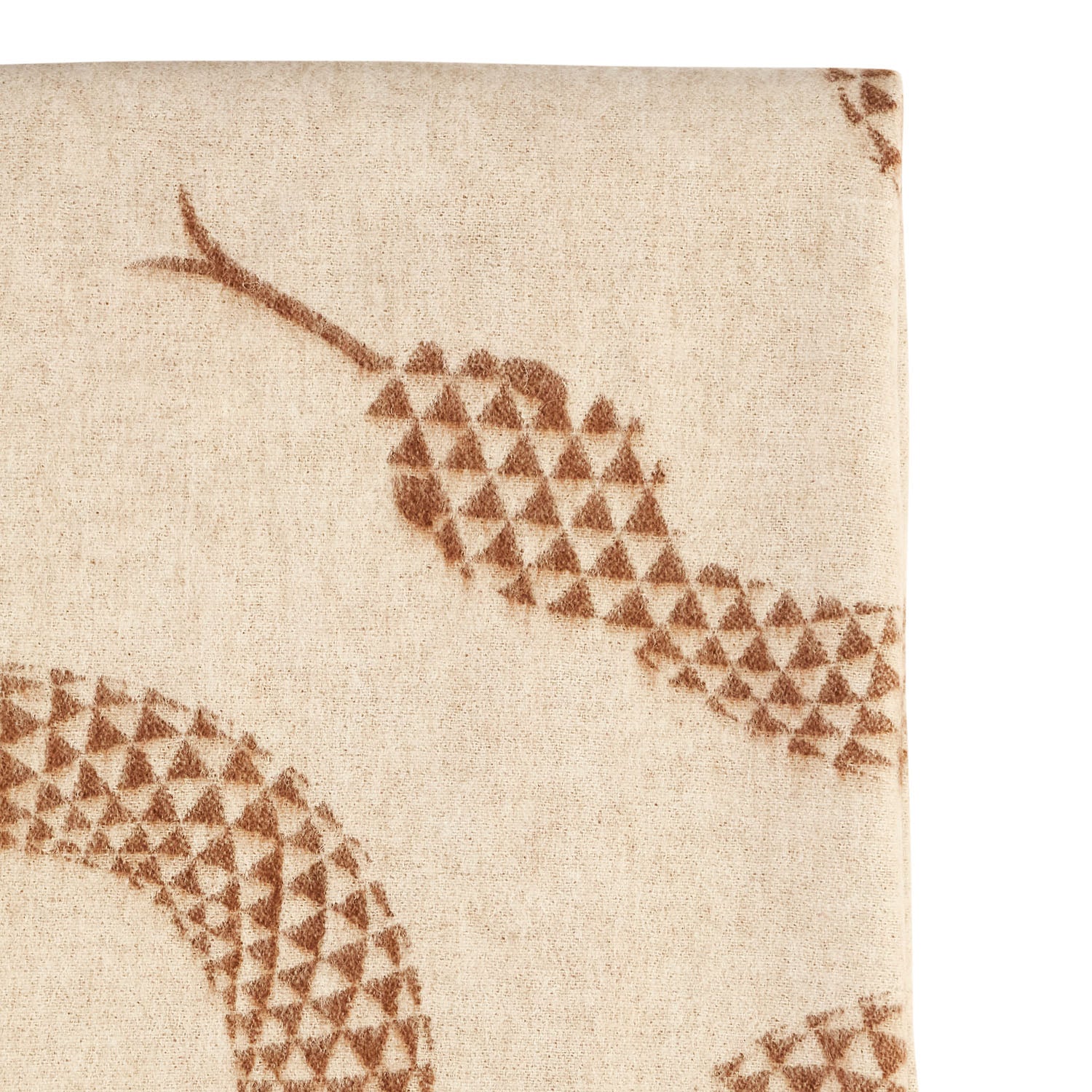 Detail of the 100% Merino wool