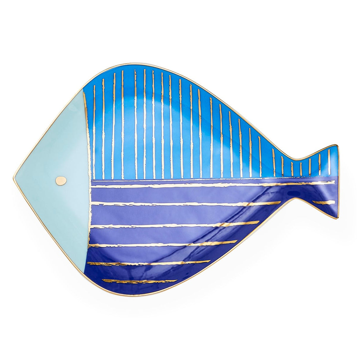 Jonathan Adler School Of Fish Round Tray