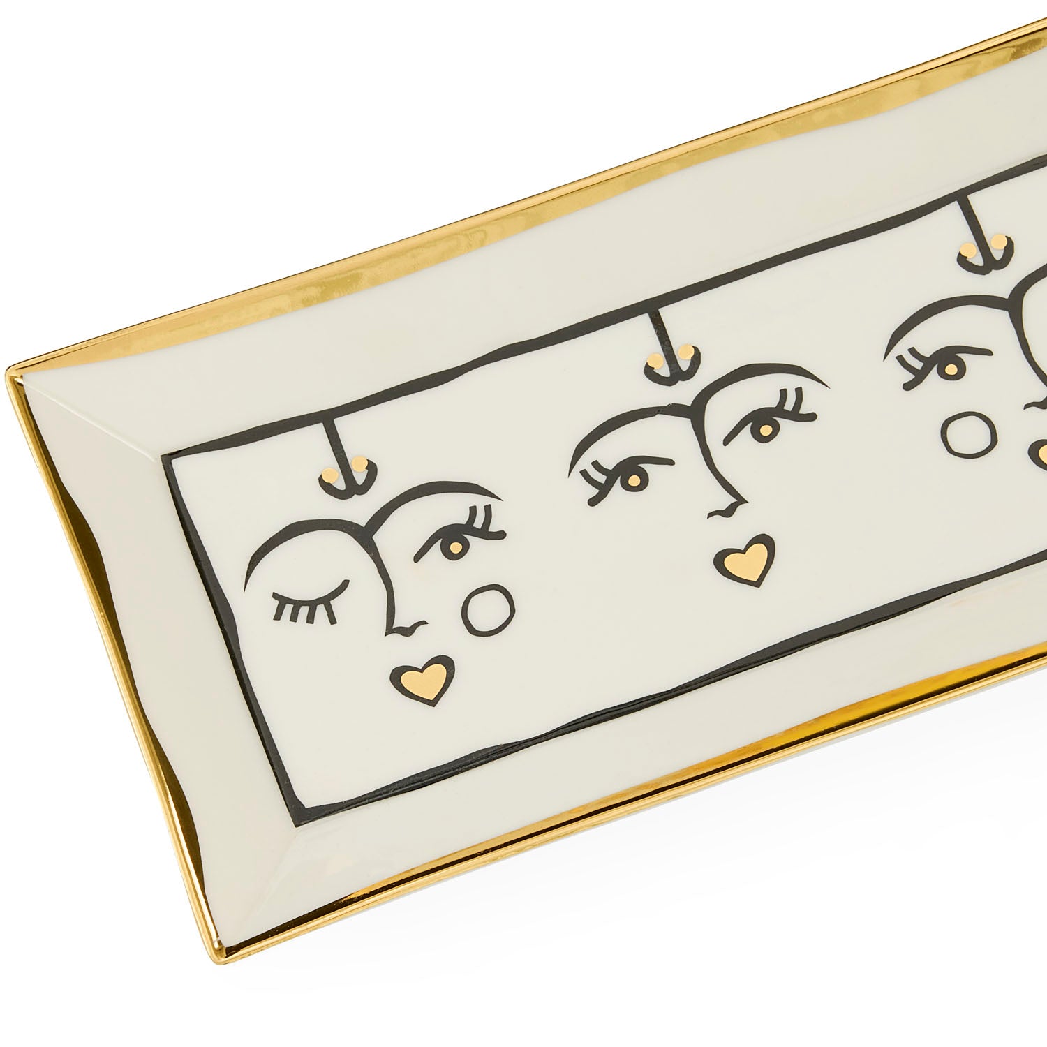 Jonathan Adler Marseilles Long Tray styled on a tablescape