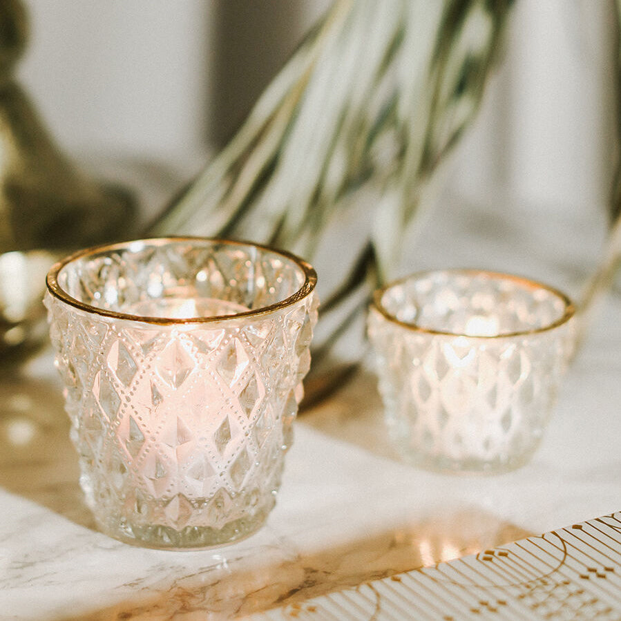 Cristal Votive Set of 6