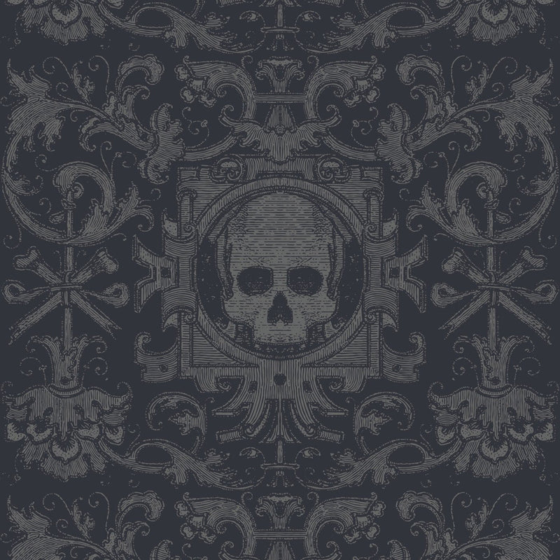 Mitchell Black Skull Box Wallpaper