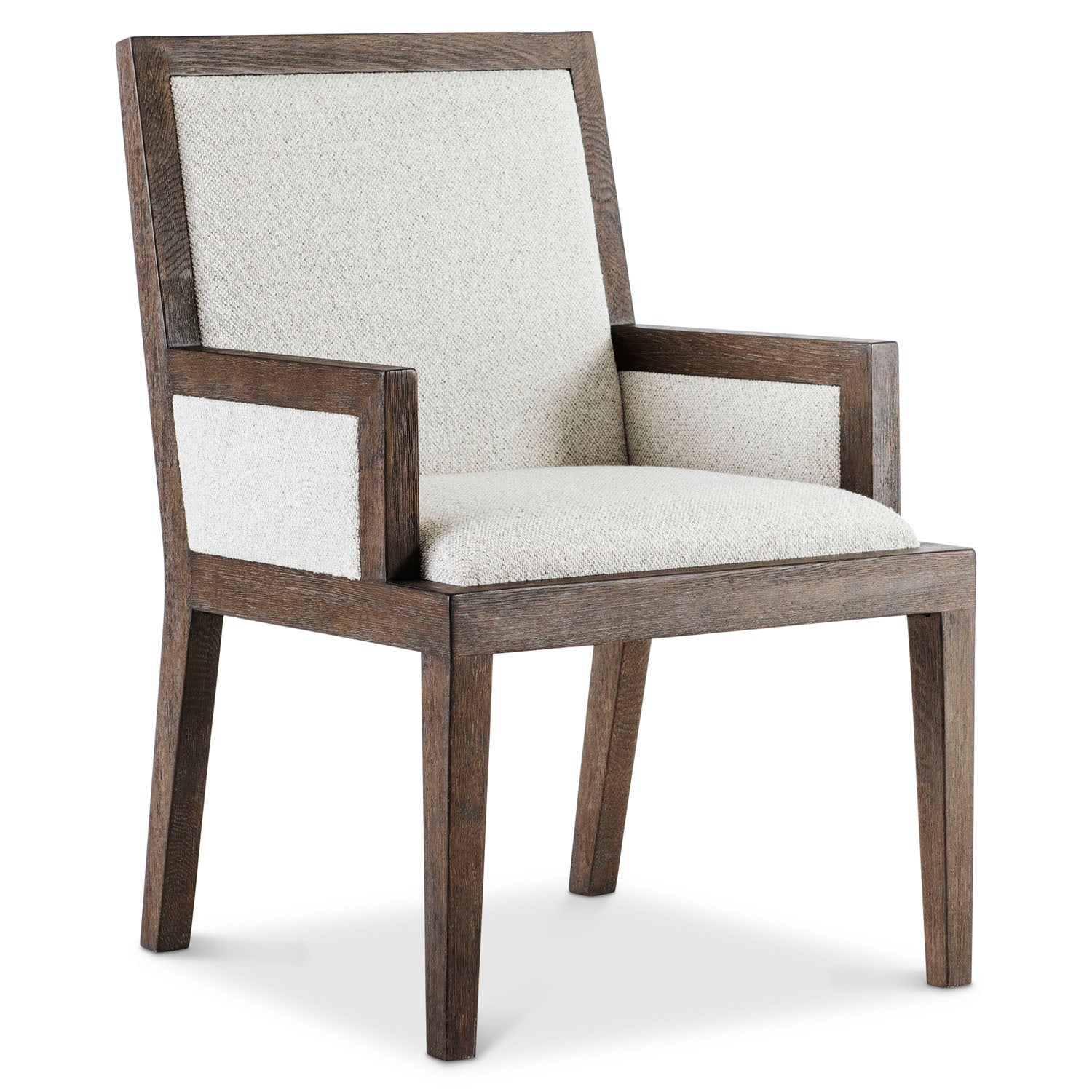 Bernhardt Outline Wooden Frame Arm Chair