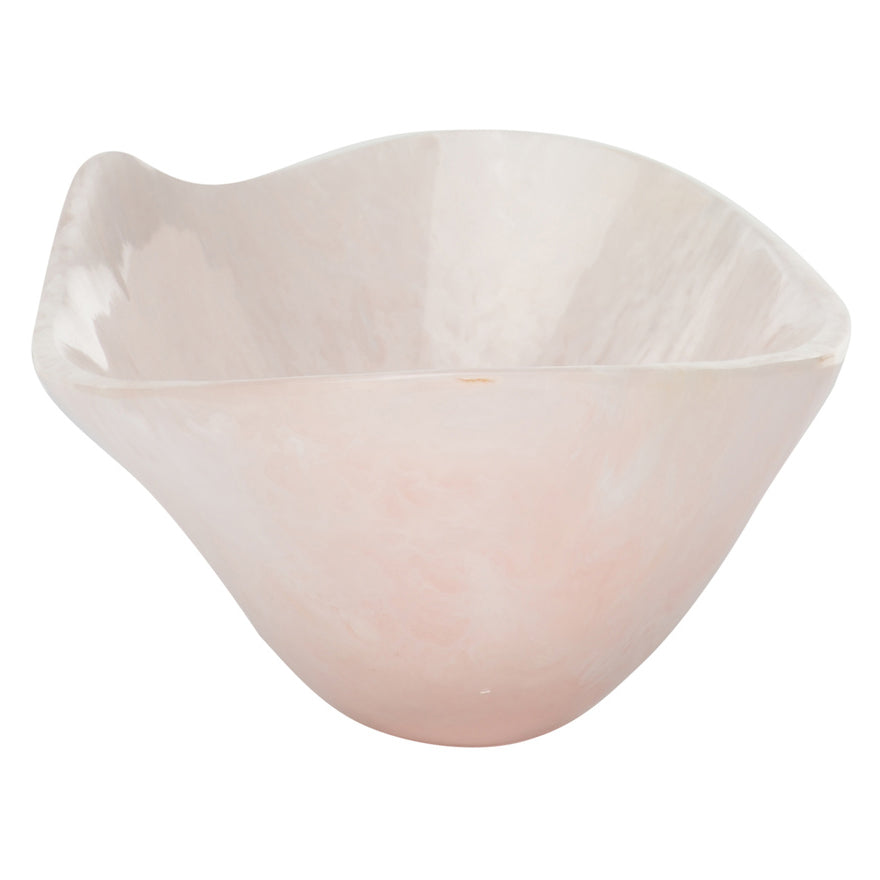 Chelsea House Bucolic Pink Oval Bowl