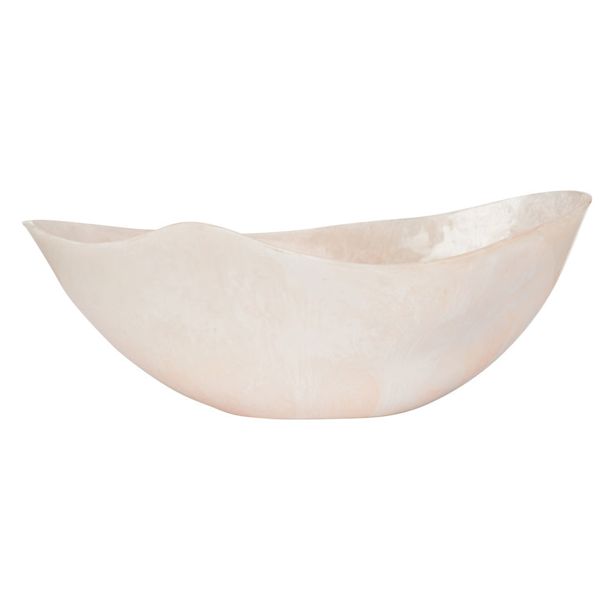 Chelsea House Bucolic Pink Oval Bowl