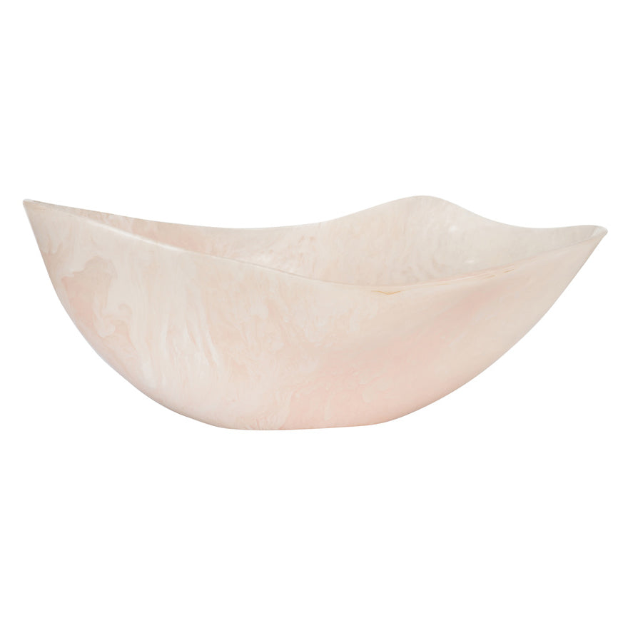 Chelsea House Bucolic Pink Oval Bowl