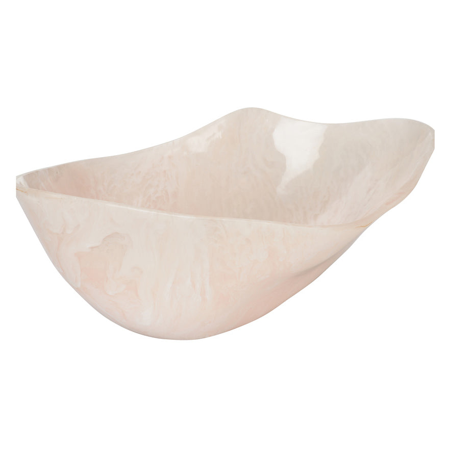 Chelsea House Bucolic Pink Oval Bowl