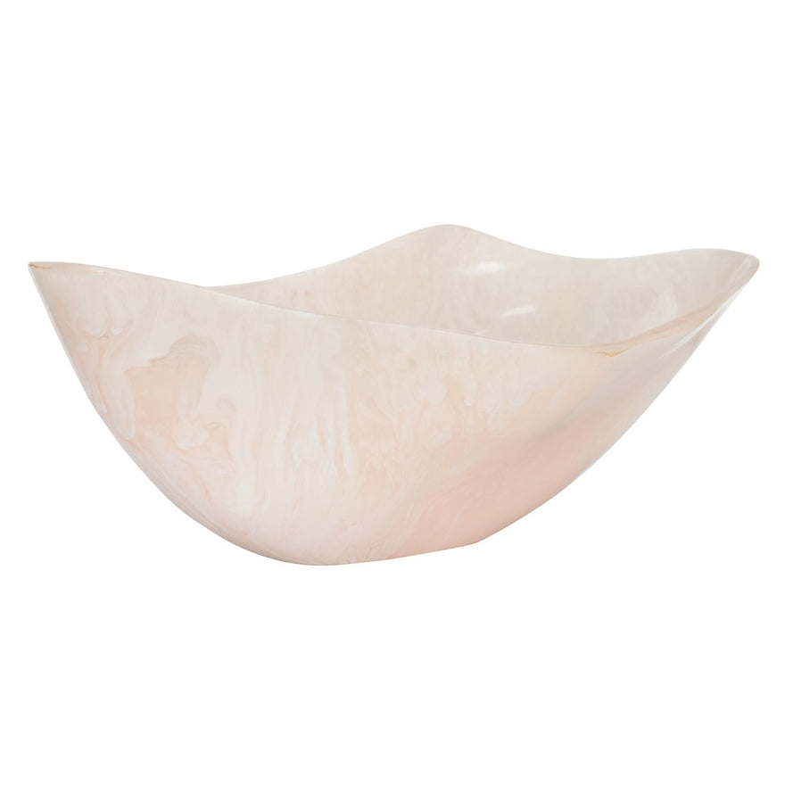 Chelsea House Bucolic Pink Oval Bowl