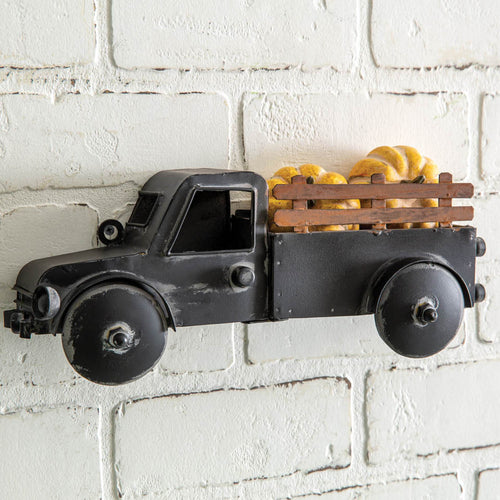 Mini Black Truck Wall Basket
