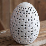 Perforated Tabletop Egg Sculpture