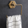 Antique Brass Towel Holder Set of 2