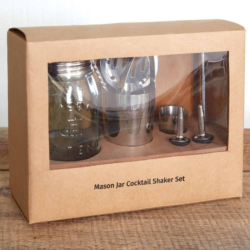 Mason Jar Bar Set