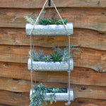 Three-Tier Galvanized Hanging Planter