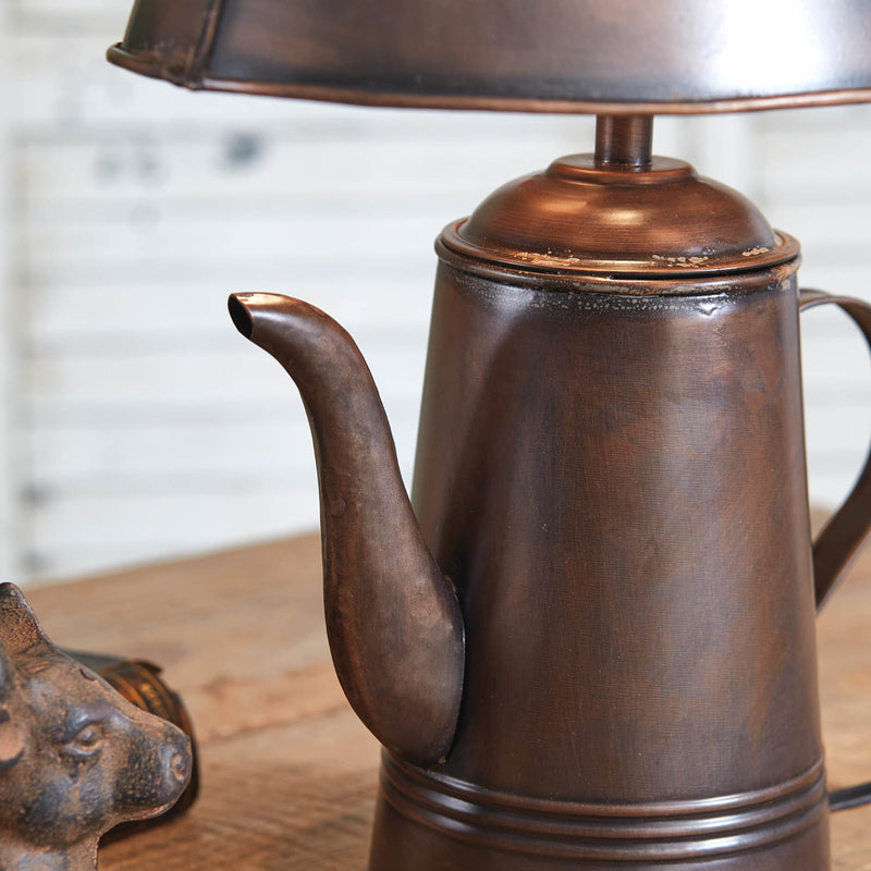 Punched Star Teapot Table Lamp