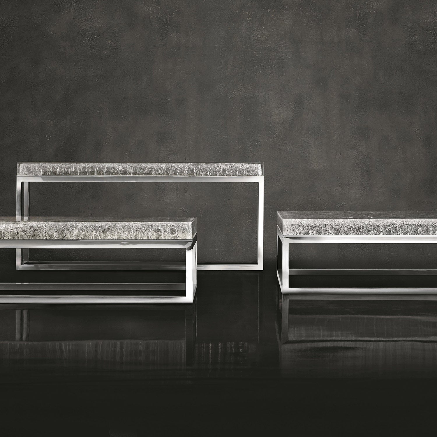 Bernhardt Interiors Arctic Square Cocktail Table