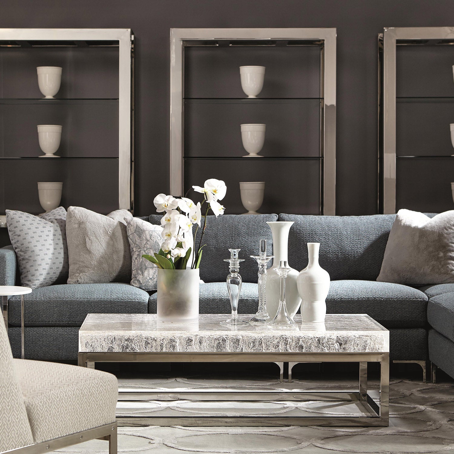 Bernhardt Interiors Arctic Cocktail Table