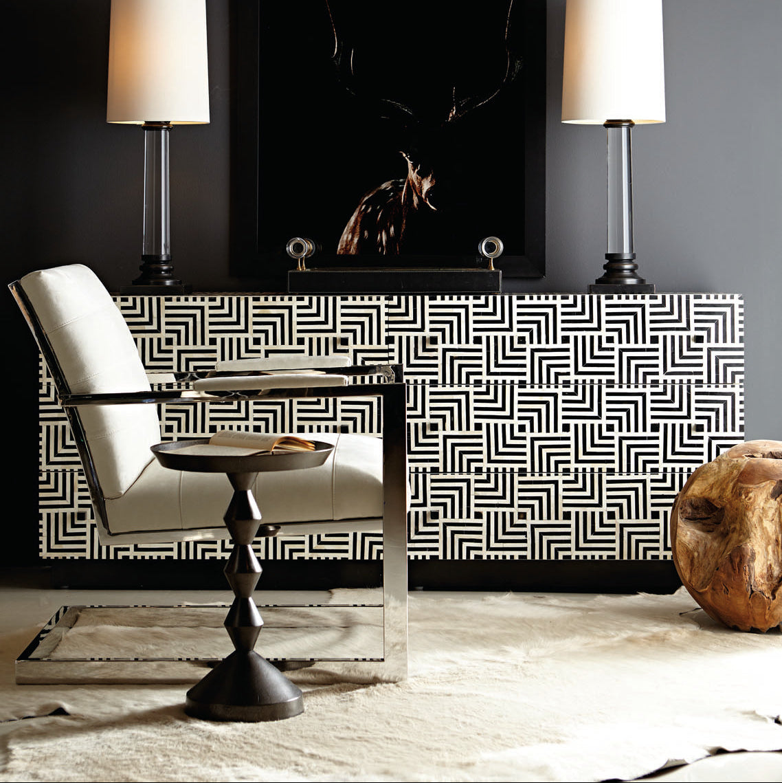Bernhardt Interiors Mirabelle Round Chairside Table